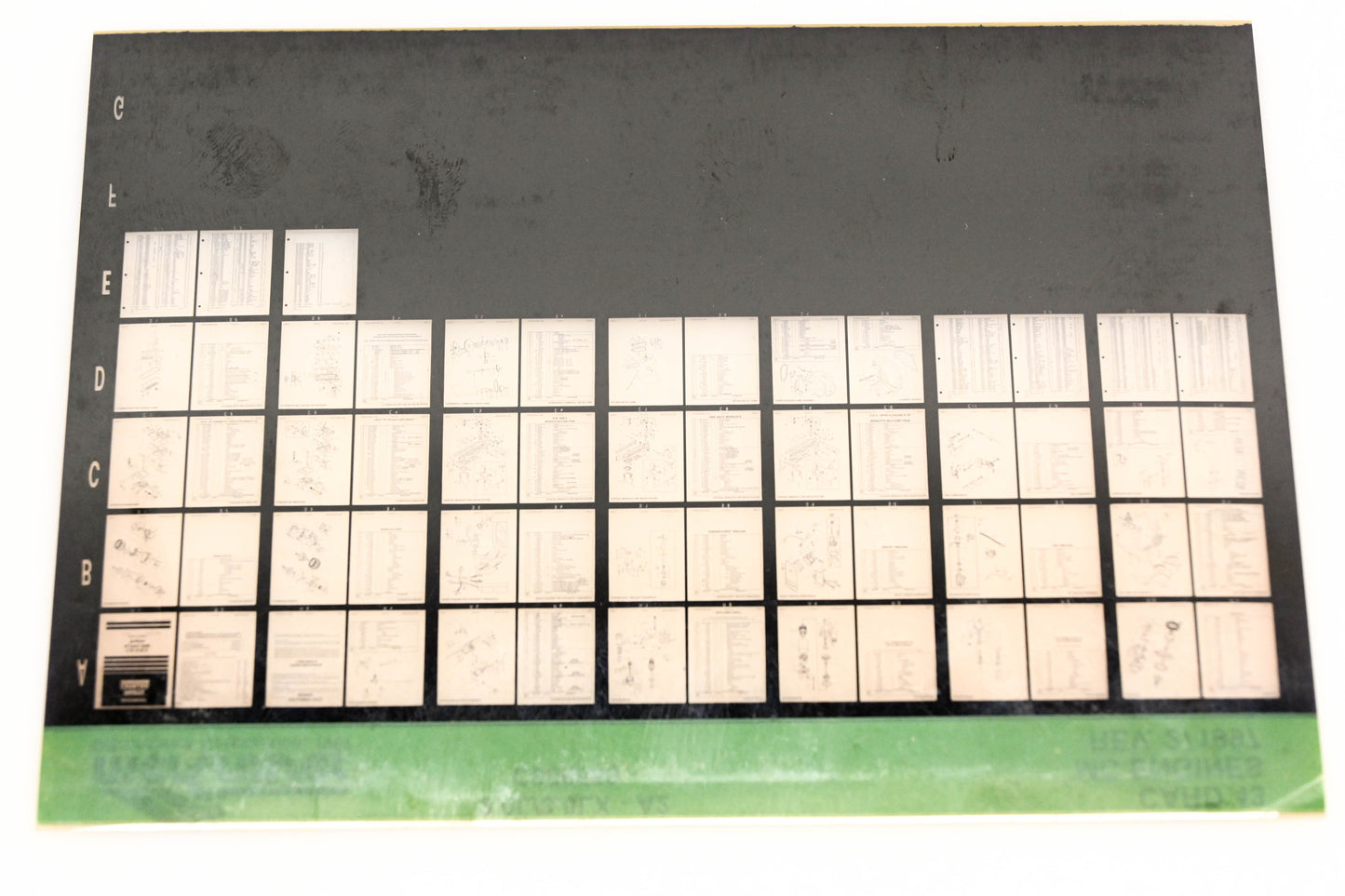 Mercruiser XM011-50 MC Engines 3.0L/3.0LX-A2 C856559- Card 43 Microfiche