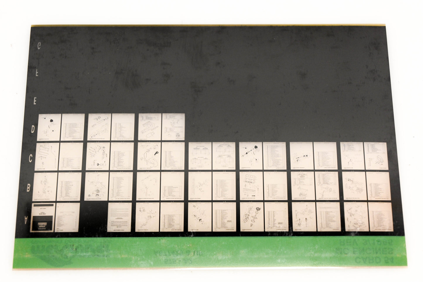 Mercruiser XM011-62 MC Engines 575-A2 A677429+ Card 54 Microfiche