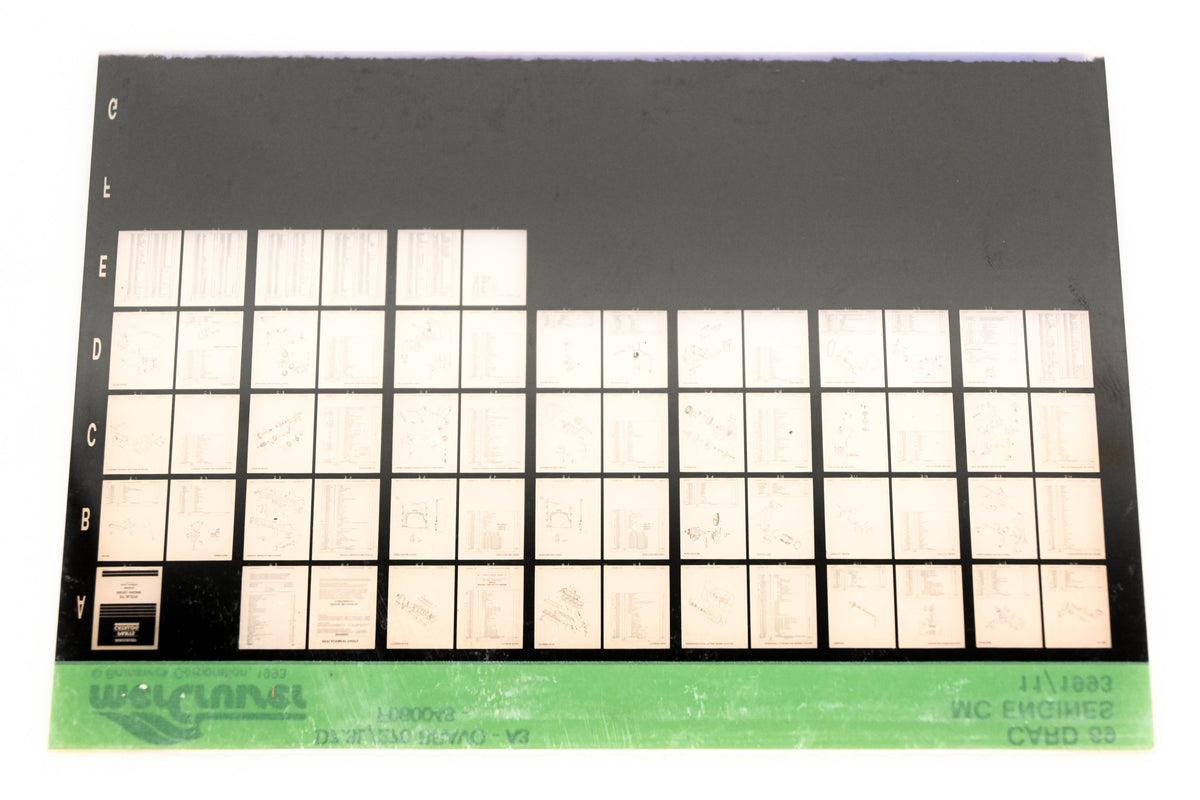 Mercruiser XY019-20 MC Engines D7.3L/270 Bravo-A3 F060048 Card 69 Microfiche