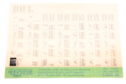 Mercruiser XY019-31 R/MR Alpha One-A2 6225577-0D469858, 6216687-0D469858 Card 80 Microfiche