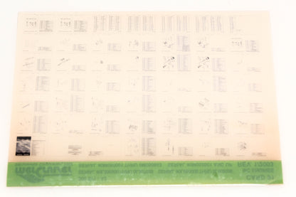 Mercruiser XY019-42 MC Engines 500 EFI-A2 Card 91 Microfiche