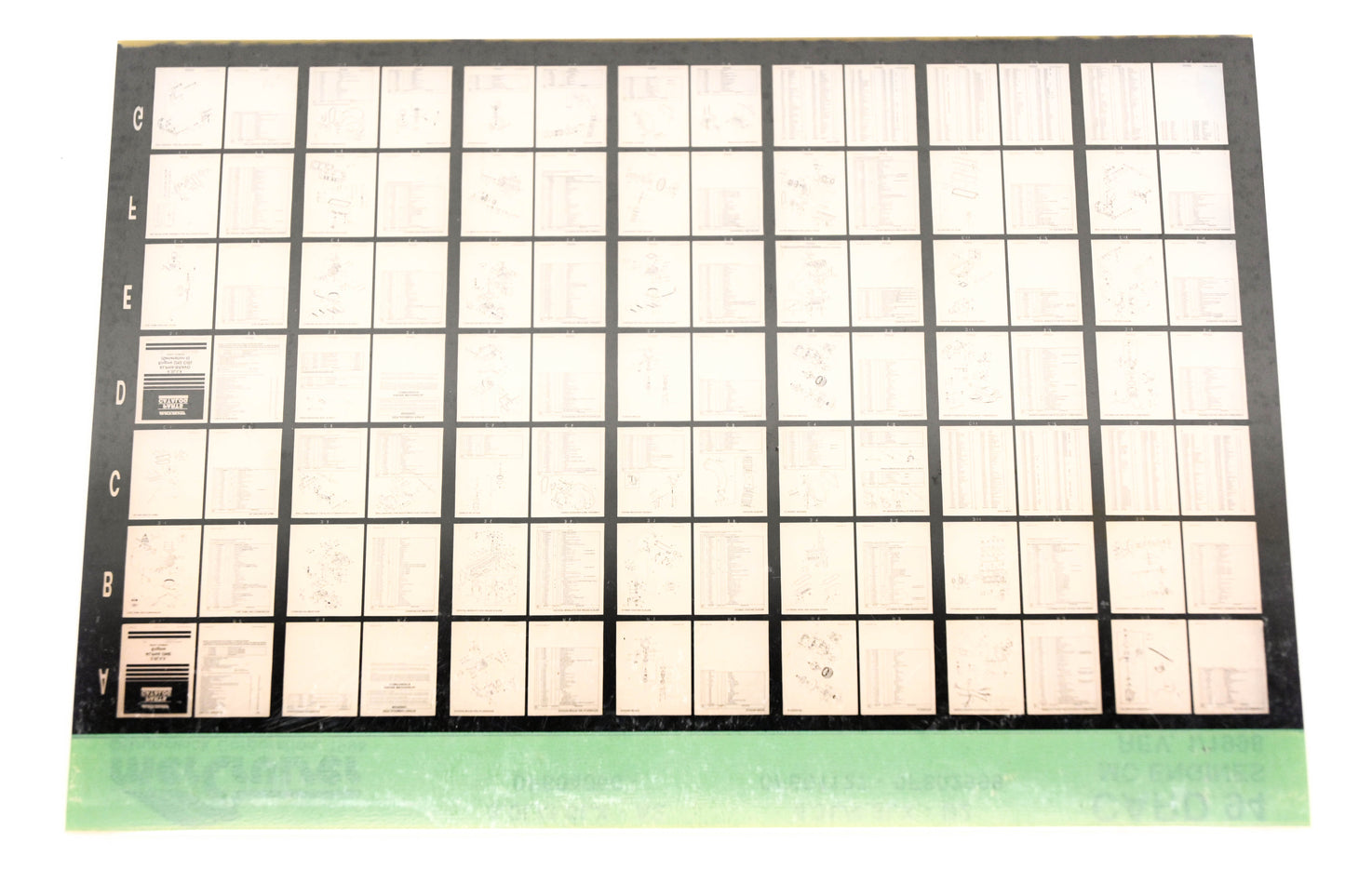 Mercruiser XY019-45 3.0L/3.0LX-A2 0F604000-, 4.3L/4.3LX-D2 0F601127 - 0F802999 Card 94 Microfiche