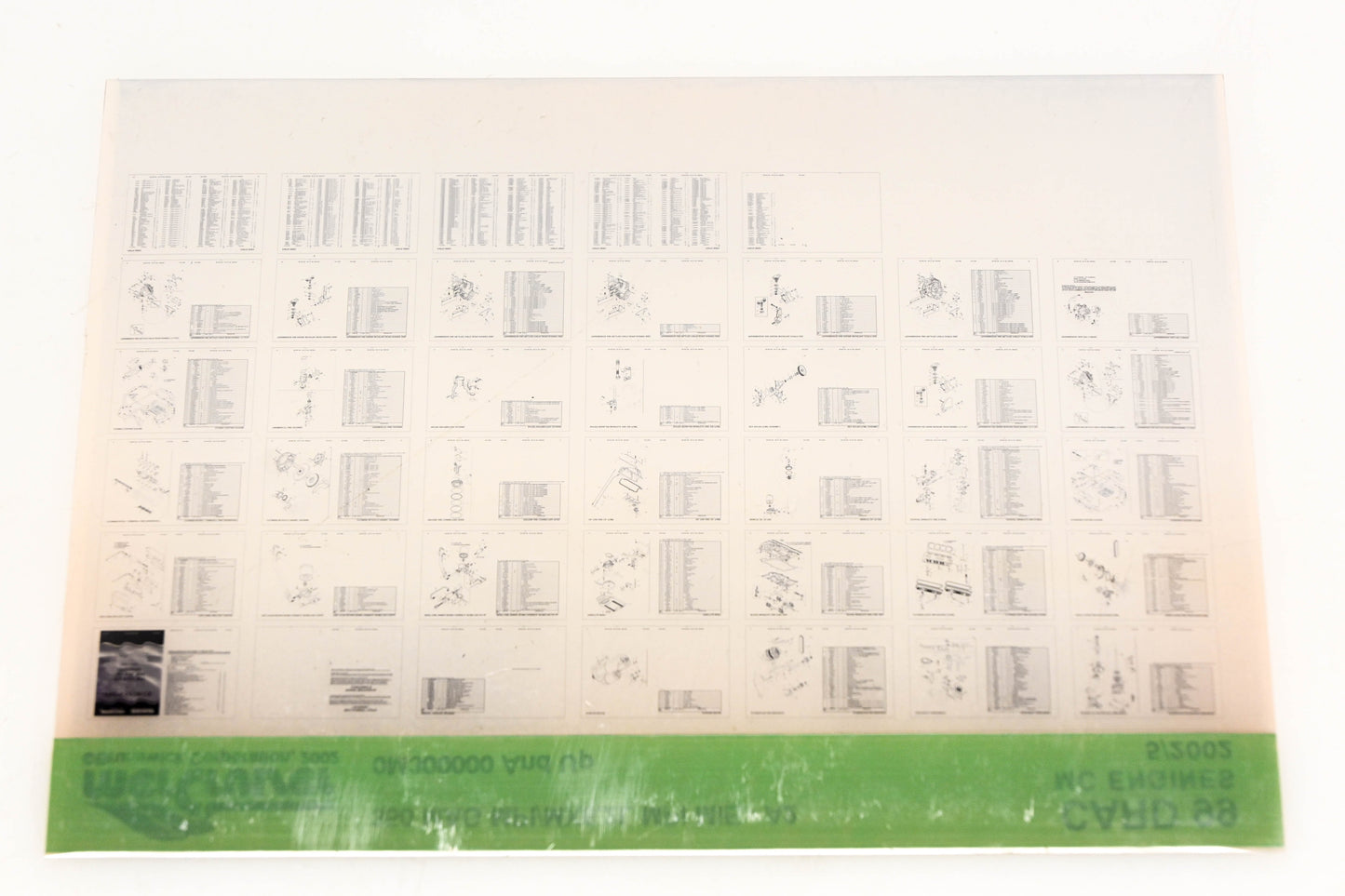 Mercruiser XY019-50 350 Magnum MPI/MX6.2L MPI MIE-A2 0M300000 Card 99 Microfiche