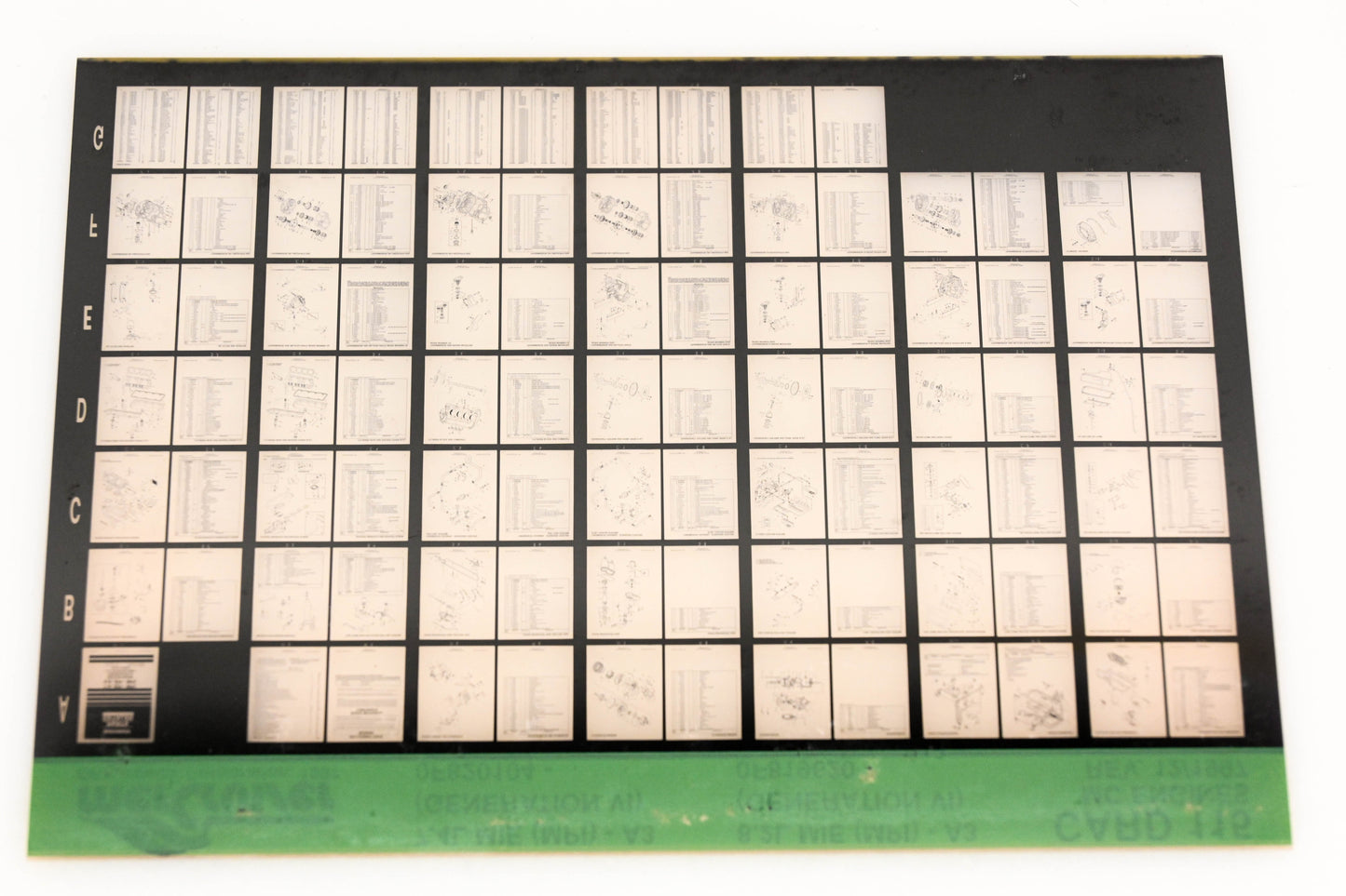 Mercruiser XY019-66 7.4L MIE (MPI)-A3, 8.2L MIE (MPI)-A3 Card 115 Microfiche