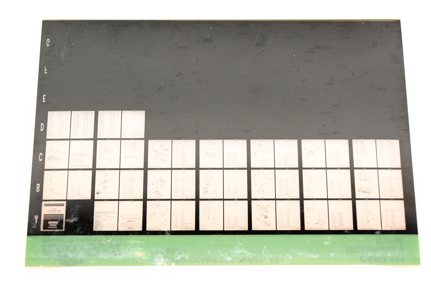 Mercruiser XY019-74 5.7L Competition Ski-A3 0K040004 Card 123 Microfiche
