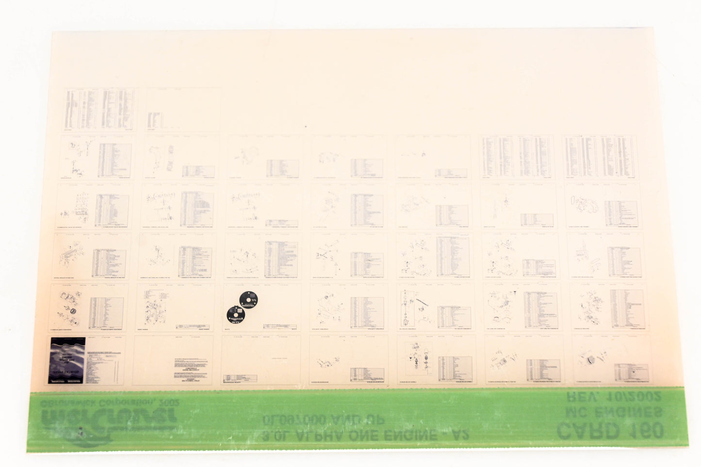 Mercruiser XM020-10 3.0L Alpha One-A2 0L097000+ Card 160 Microfiche