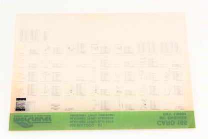 Mercruiser XM020-12 500 Bulldog-A2 0L414620 - 0L415915 Card 165 Microfiche