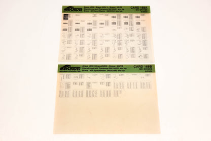 Mercruiser XM020-16 Bravo I/II/III- I/II/IIIX, XR/XZ, XR SportMaster Card 168A/B Lot