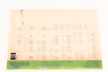 Mercruiser XM020-35 500 Bulldog-A2 (540 CID) 8.9L Engines Card 150 Microfiche