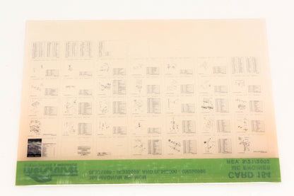 Mercruiser XM020-39 350 Magnum MPI MCM Card 154 Microfiche