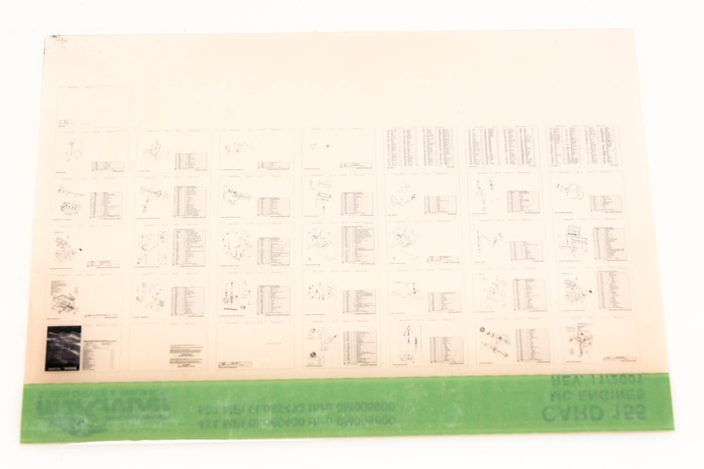 Mercruiser XM020-40 MC Engines 454 MPI, 502 MPI Card 155 Microfiche