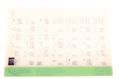 Mercruiser XM020-51 8.1S Inboard Base& H.O. 0M025000+ Card 169 Microfiche