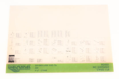 Mercruiser XM020-59 5.7L Carburetor SKI 0M317000+ Card 178 Microfiche