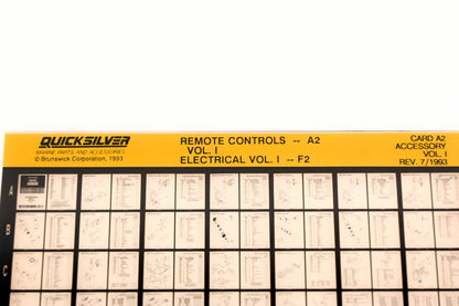 Quicksilver XM020-61 Remote Controls Vol.1 Electrical Vol.1 Card A2 Microfiche