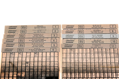 Johnson Evinrude XM020-63 1997 Final Edition #1-11 Microfiche Lot