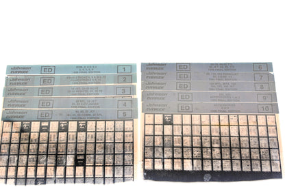 Johnson Evinrude XM020-64 1996 Final Edition #1-10 Microfiche Lot
