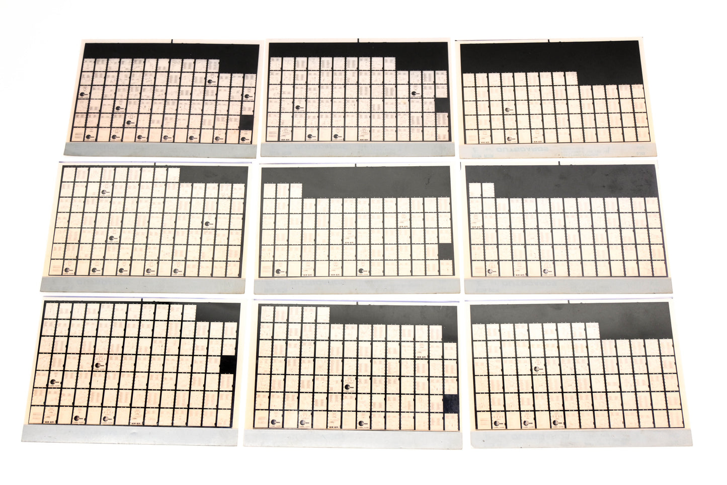 OMC XM020-65 1993 Final Edition #93A - 93I Microfiche Lot
