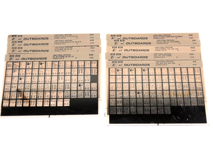 OMC XM020-65 1993 Final Edition #93A - 93I Microfiche Lot