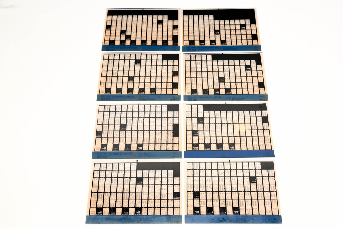 OMC XM020-66 1992 Final Edition #92A - 92H Microfiche Lot