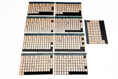 OMC XM020-67 1991 Final Edition #91A - 91I Microfiche Lot