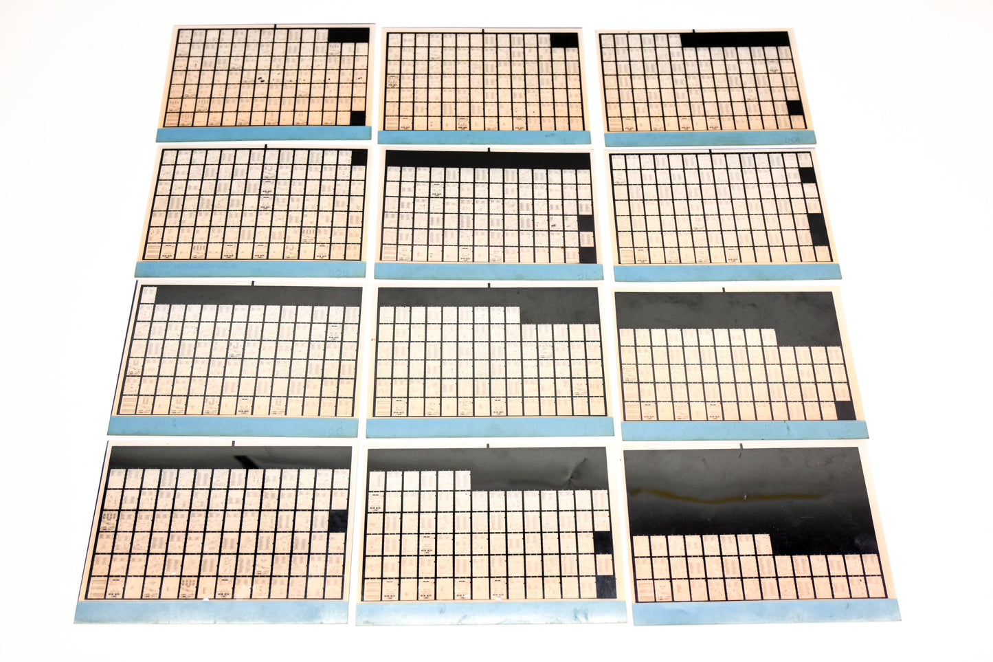 OMC XM020-68 1990 Final Edition #90A -90L Microfiche Lot