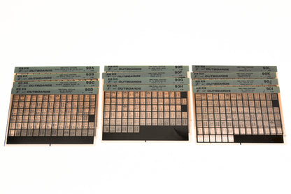 OMC XM020-68 1990 Final Edition #90A -90L Microfiche Lot
