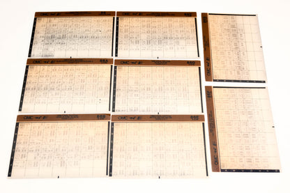 OMC XM020-71 1986 Final Edition #86, 86A - 86G Microfiche Lot
