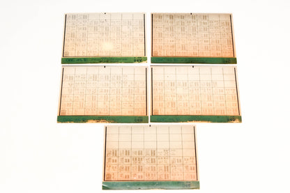OMC XM020-73 1984 Final Edition #84A - 84E Microfiche Lot