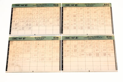OMC XM020-76 1982 Final Edition #82A - 83D Microfiche Lot