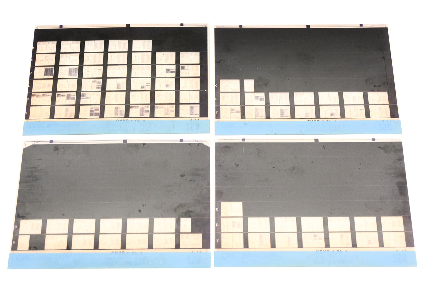 OMC XM020-81 1975 #75A/B/C/D Microfiche Lot