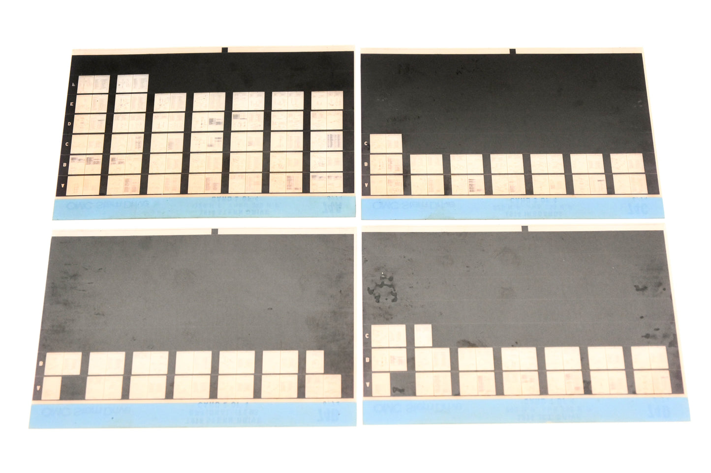 OMC XM020-82 1974 #74A/B/C/D Microfiche Lot