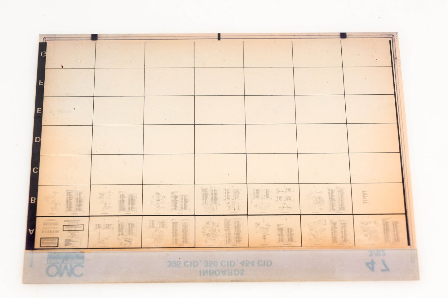 OMC XM020-99 Inboard 305/350/454 CID #47 Microfiche