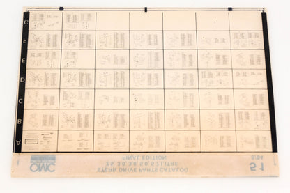 OMC XM020-103 2.5, 3.0, 3.8, 5.0, 5.7 Litre Final Edition Parts Catalog #51 Microfiche