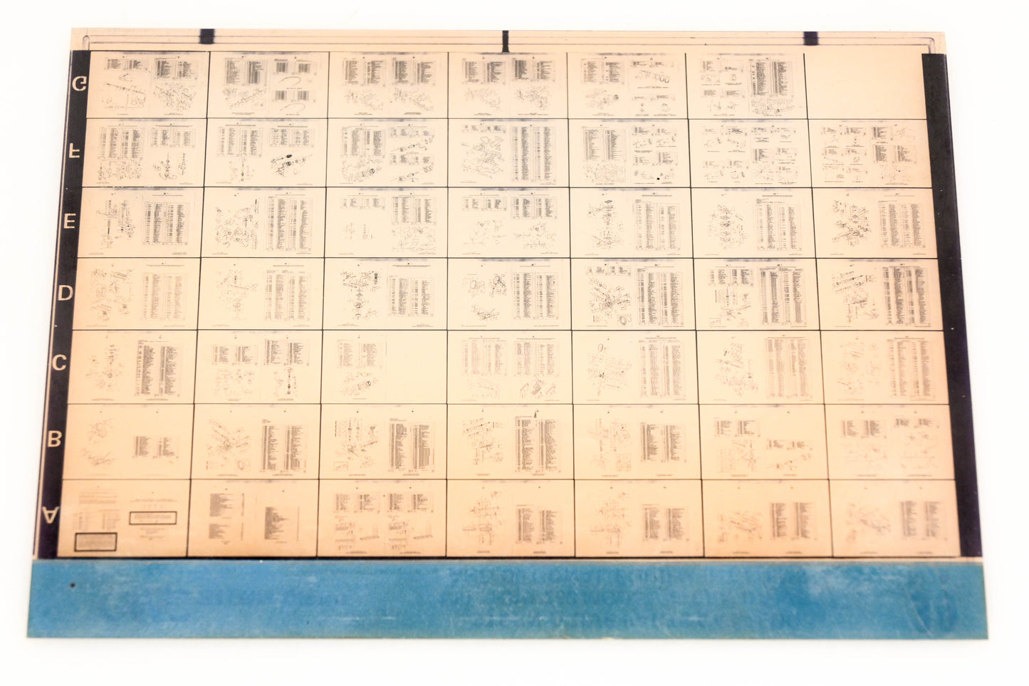 OMC XM020-107 120-260 Model Stern Drive Parts & Optional Equipment Catalog #39 Microfiche