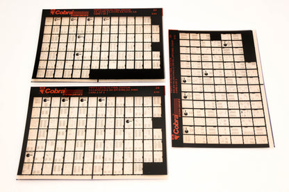 OMC XZA020-25 Cobra Parts Catalog Final Edition # 7,8,9 Microfiche Lot