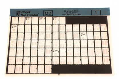 OMC XZA020-32 1994 King Cobra 3.0L, 4.3L 5.0/5.8L #1 Microfiche