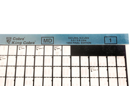 OMC XZA020-32 1994 King Cobra 3.0L, 4.3L 5.0/5.8L #1 Microfiche