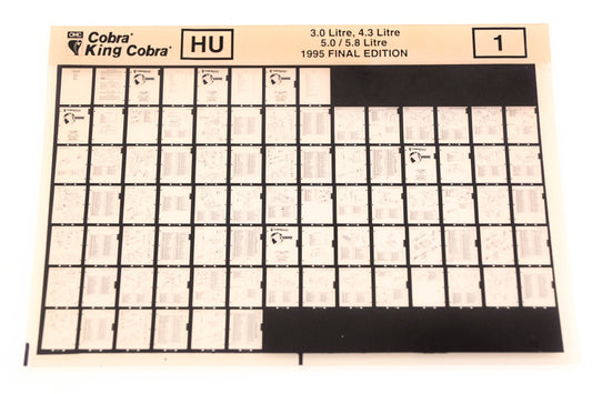 OMC XZA020-35 1995 Final Edition King Cobra 3.0L, 4.3L, 5.0/5.8L #1 Microfiche