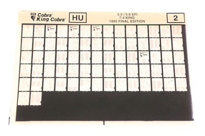 OMC XZA020-36 1995 Final Edition King cobra 5.0/5.8 EFI, 7.4 King #2 Microfiche