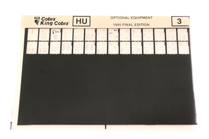 OMC XZA020-37 1995 Final Edition King Cobra Optional Equipment #3 Microfiche