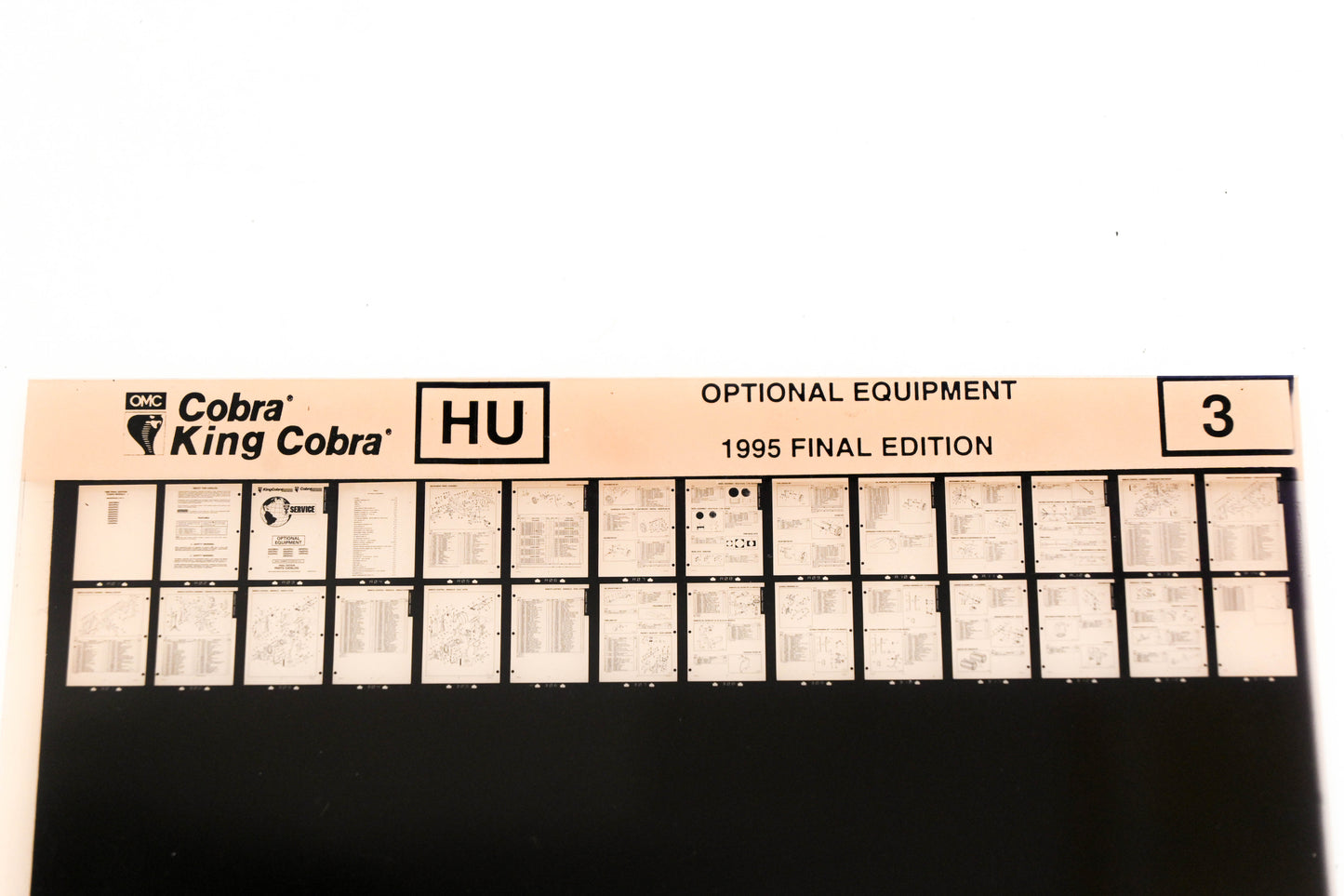 OMC XZA020-37 1995 Final Edition King Cobra Optional Equipment #3 Microfiche