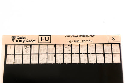 OMC XZA020-37 1995 Final Edition King Cobra Optional Equipment #3 Microfiche