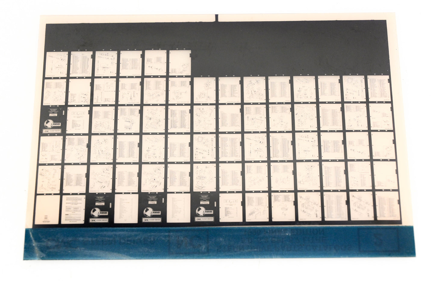 OMC XZA020-40 1997 Final Edition Stern Parts Catalog 7.4 Litre Optional Equipment #3 Microfiche