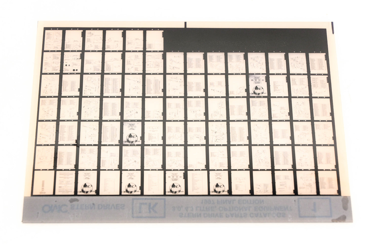 OMC XZA020-42 1997 Final Edition Parts Catalog 3.0, 4.3 Litre & Optional Equipment #1 Microfiche
