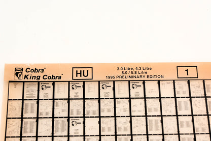 OMC XZA020-48 1995 King Cobra Preliminary Edition #1 Microfiche