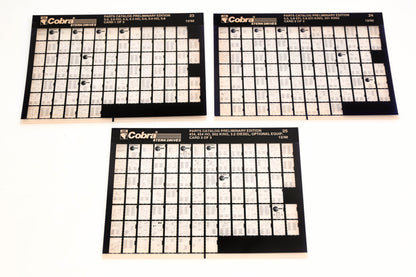 OMC XZA020-49 Cobra 12/1992 Preliminary Edition Parts Catalog #23,24,25 Microfiche Lot