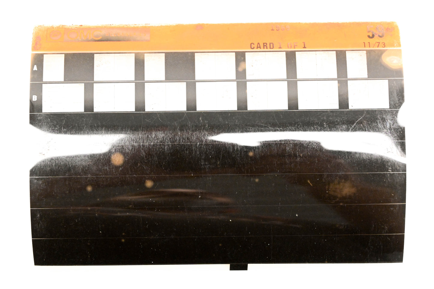 OMC XZA020-53 1959 Parts Catalog #59 Microfiche
