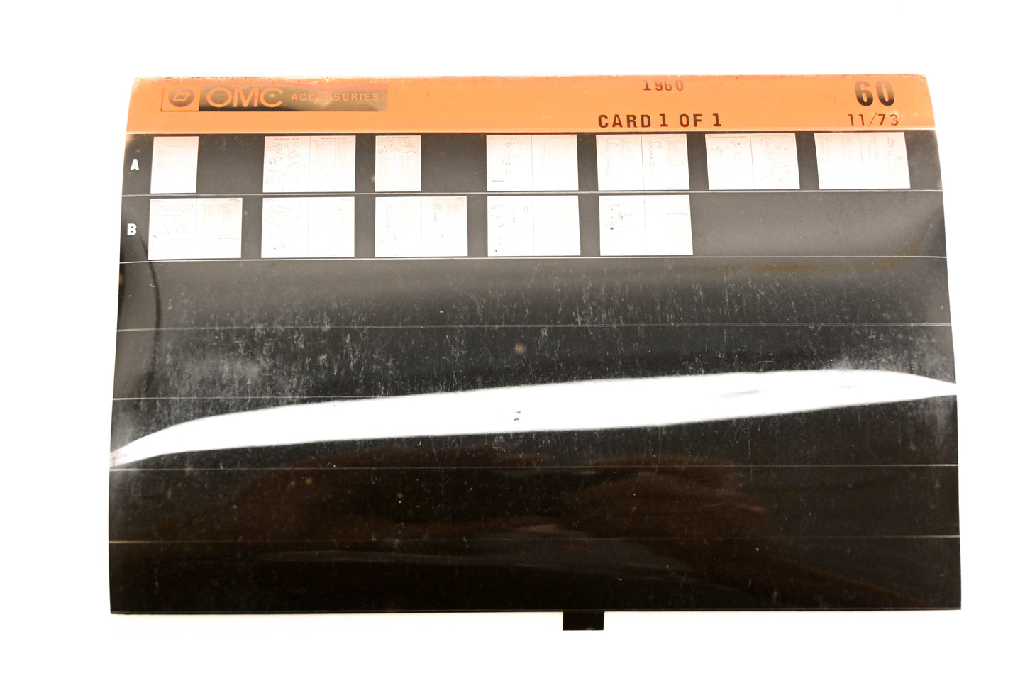 OMC XZA020-54 1960 Parts Catalog #60 Microfiche