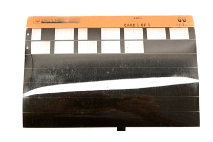 OMC XZA020-54 1960 Parts Catalog #60 Microfiche
