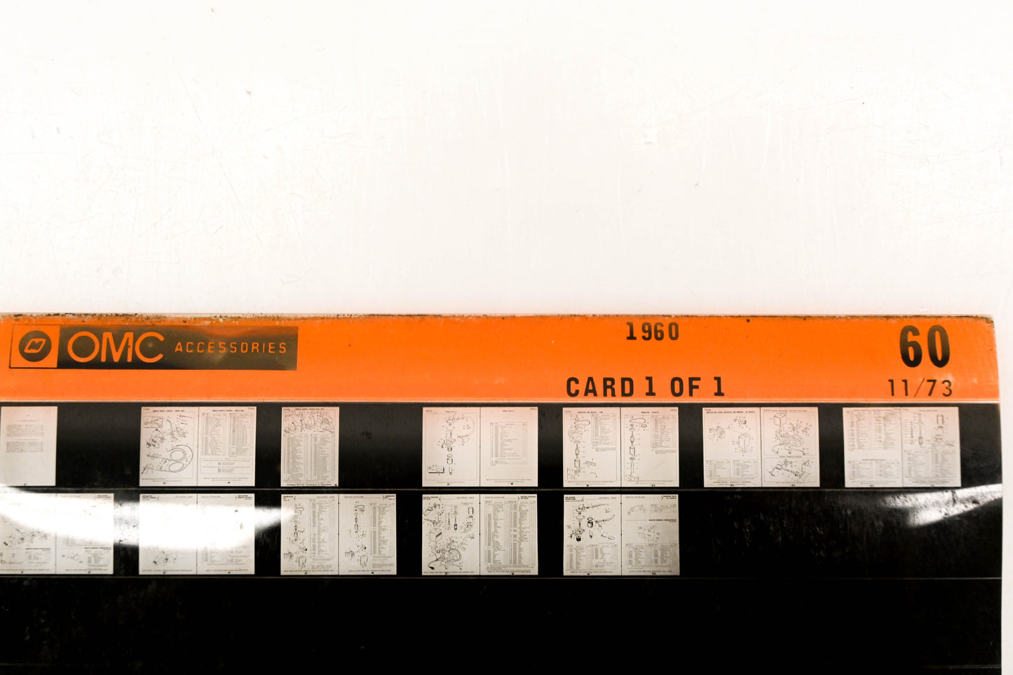 OMC XZA020-54 1960 Parts Catalog #60 Microfiche